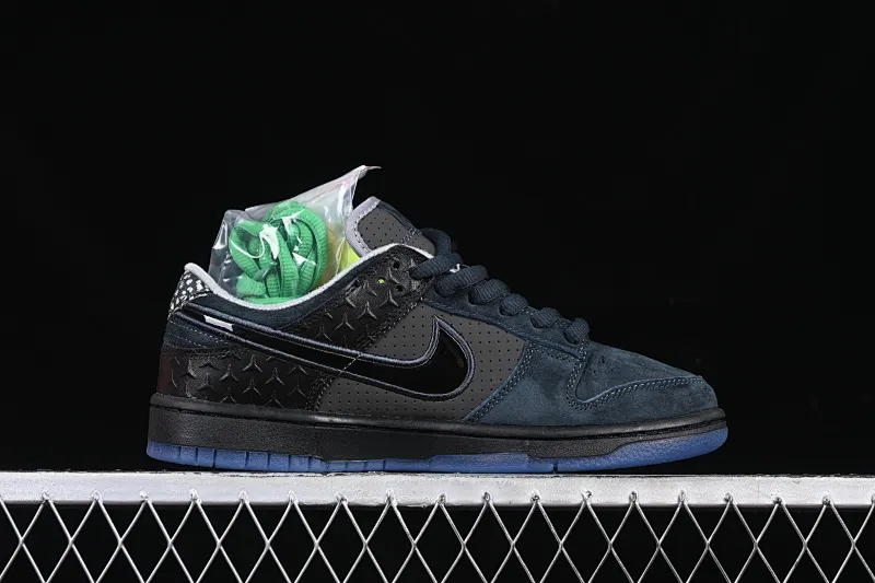 All categories Nk SB Dunk Series Nk SB Dunk Low low-top sneakers Division Street x Nk Dunk Low "Oregon Black" Oregon hidden color low-top casual sneakers HV1470-001